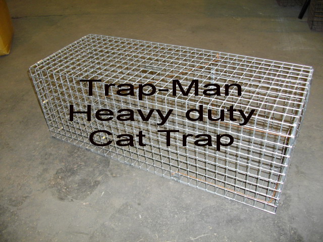 Heavy duty cat trap from the trap man