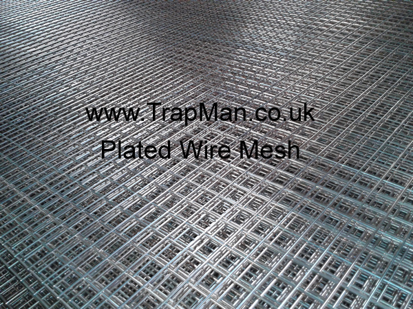 Here at The TrapMan we can have your welded wire mesh zinc plated or galvanised 