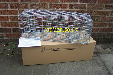 single catch rabbit trap with instructions boxed