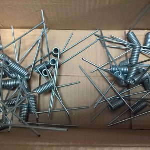 25 x PAIRS ANGLED LARSEN TRAP SPRINGS 25 right hand 25 left hand Ideal for  larsen traps
