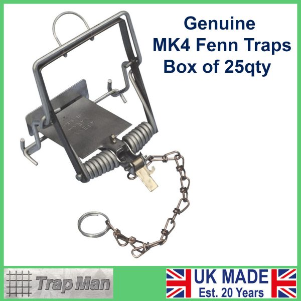 MK4 fenn traps box of 25qty