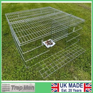 Feral cat drop trap humane cage drop trap uk made by trapman