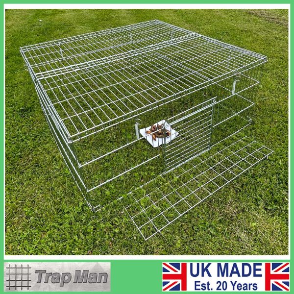 Feral cat drop trap