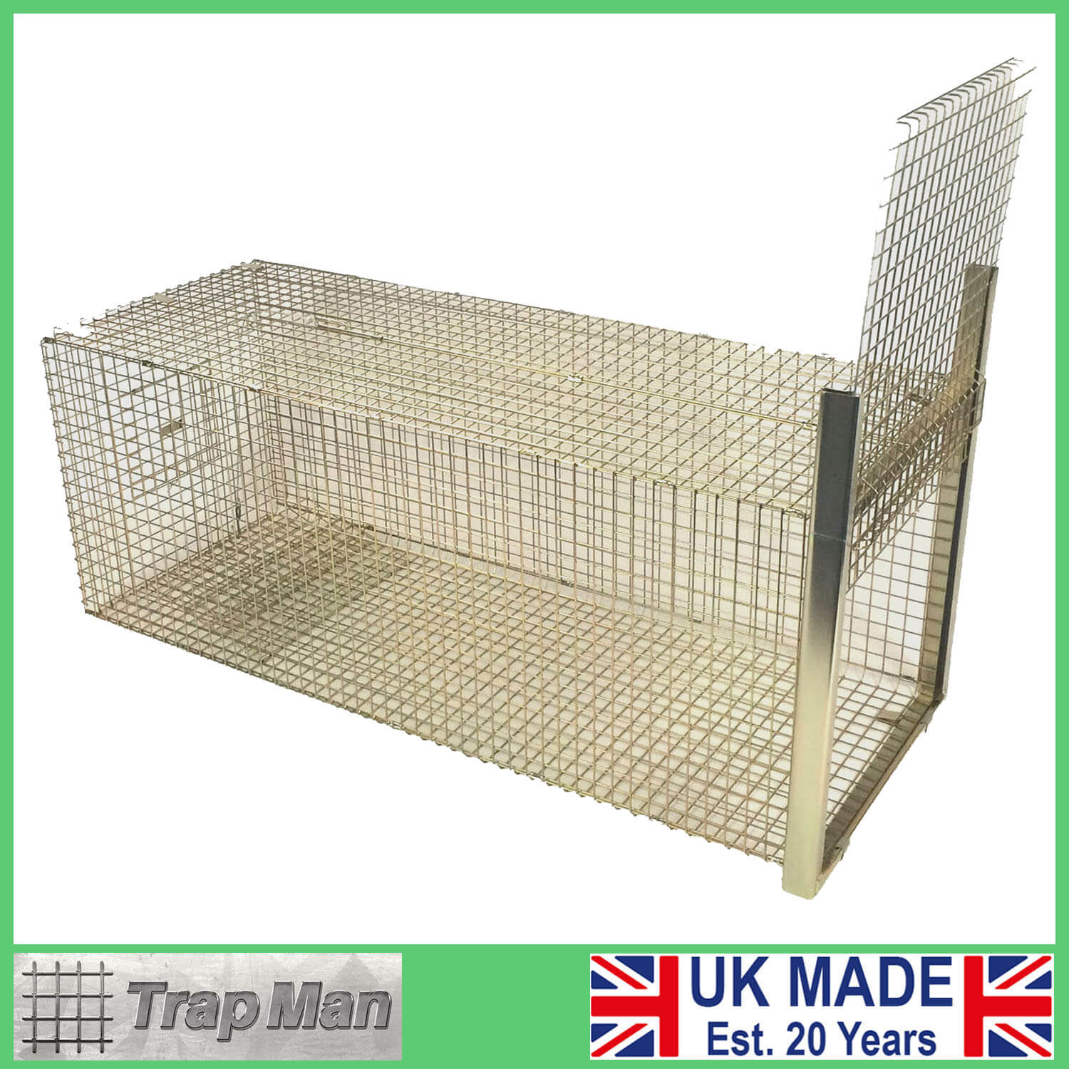Fox trap humane capture fox cage trap UK made by TheTrapMan Mobile Friendly TrapMan/Store
