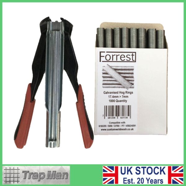 Forrest Hog Ring Tool & HogRings 1000 pack