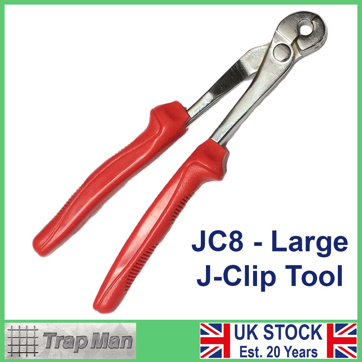 Wire Mesh Clip tool + 250 Mesh Clips - For Gabions, Cage making, Fencing