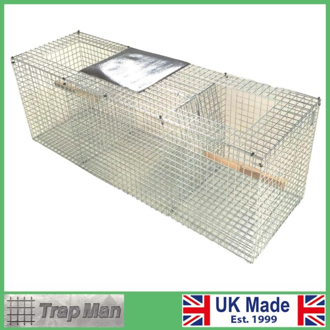 Larsen-CD-Main Larsen Centre Decoy Trap with black shelter and two set catching compartments with split perches