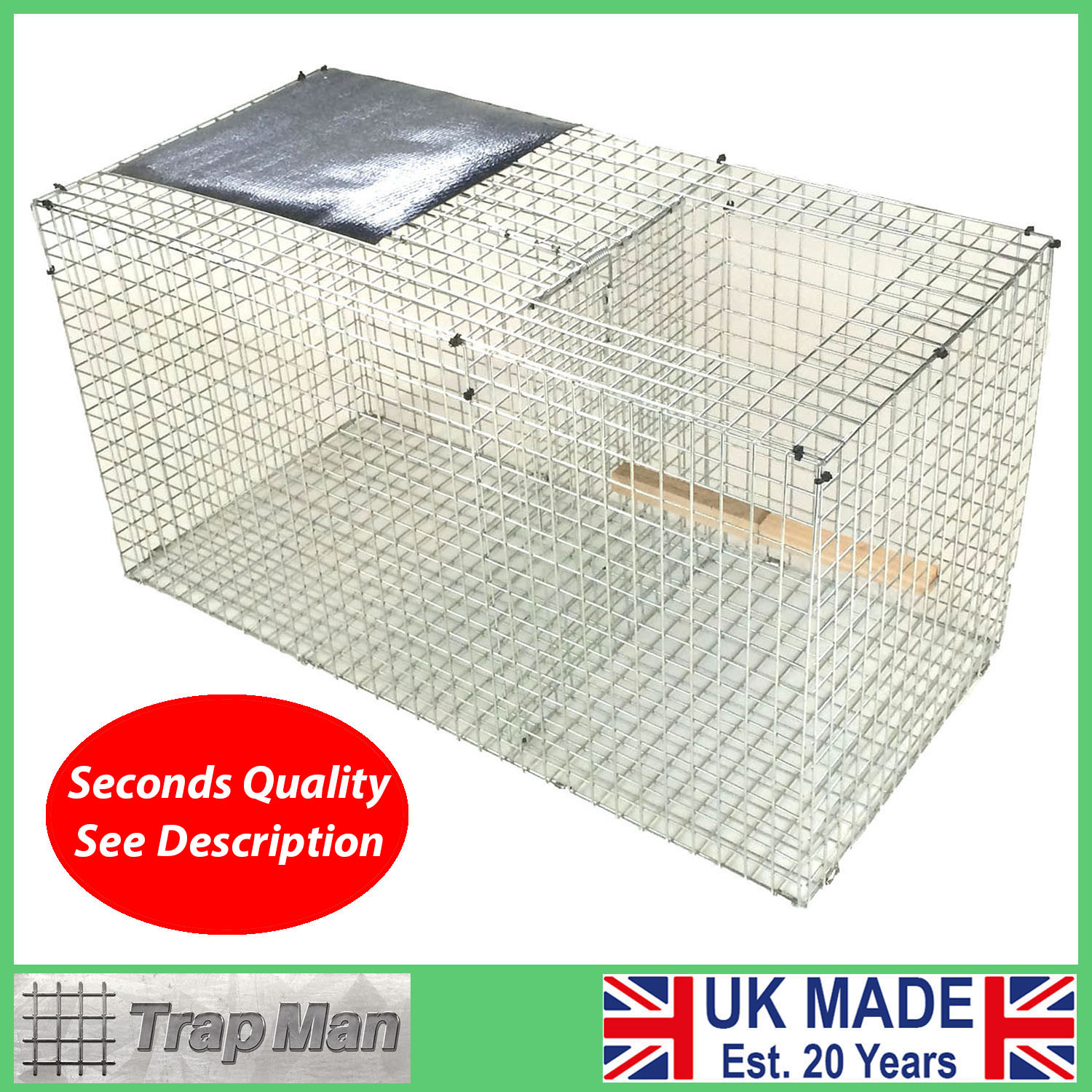 Magpie trap Larsen trap DAMAGED  SINGLE top CATCH UK made by The TrapMan 