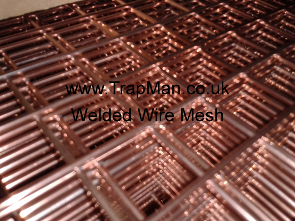 Here at The TrapMan we can have your welded wire mesh zinc plated or galvanised 